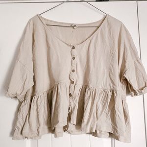 Piper and Scoot Button Tee